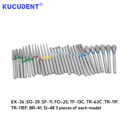 30 Pc Dental Burs Blocks