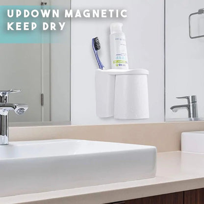 Magnetic Toothbrush Cup Holder