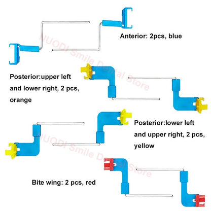 10Pcs/Set Dental Digital RVG Sensor Holder Positioning System