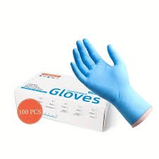 100PCS Latex Powder Free Nitrile/Vinyl Gloves