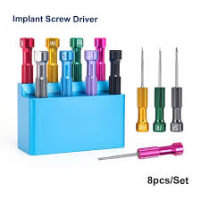 dental laboratory implant screw driver