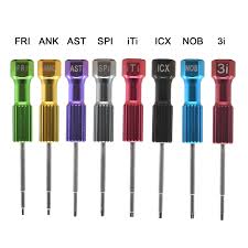 dental laboratory implant screw driver