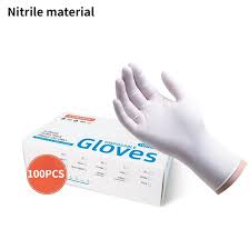 100PCS Latex Powder Free Nitrile/Vinyl Glove