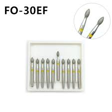 10pc Dental Diamond Burs FO - 30EF