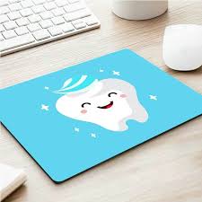 Cute Cartoon Tooth Mouse Pad