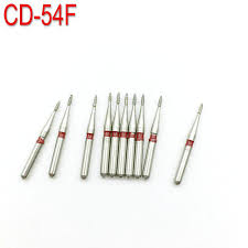 10pc Dental Diamond  Burs CD-54F