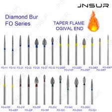 Dental Diamond Burs Flame Ogival End