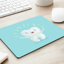 Cute Cartoon Tooth Mouse Pad