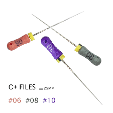 6PCS Endodontic stainless steel C+files