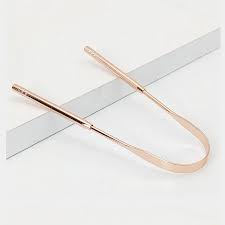 1PCS Copper Tongue Scraper