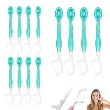 12PCS Disposable Toothbrush Exploded Bead Adult Cleaning Toothbrush Portable Travel Tooth Brush With Dental Floss Tongue Scraper