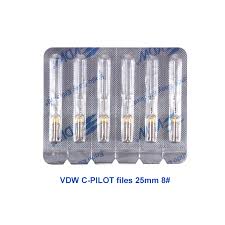 VDW Sterile C - Pilot Root Canal Stainless Steel Endo Files 6 pcs/Pack