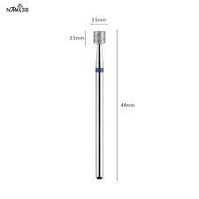 10pcs/Pack Dental Diamond Ball Round Burs - Type 25mm, FG 1.6mm For High Speed Handpiece 450000r/Min