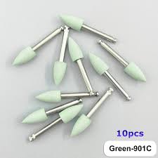 10Pcs Dental Silicone Polisher RA