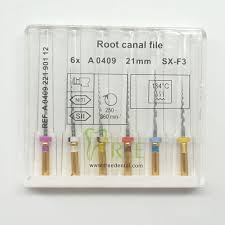 Dental Pro SX - F3 Taper GOLD Super NITI Rotary Files Engine Use Files SX S1 S2 F1 F2 F3 F4 F5 Universal Dental Endondontics Files