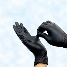 100pcs Nitrile Gloves - Black