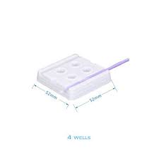 measurement of 4 wells tray