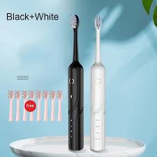 Sonic Electric Toothbrush With Blue Light Whitening And Antibacterial 