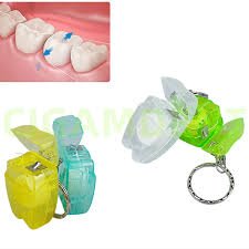 100Pcs Customize Logo Dental Floss Keychain