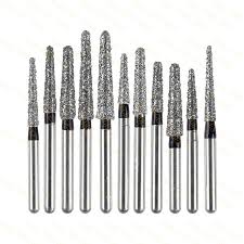 10pcs Extra Coarse Dental Diamond Burs Standard FG High Speed Bur 1.6mm