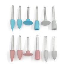 10Pcs Dental Silicone Polisher RA