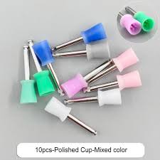 10Pcs Dental Silicone Polisher RA