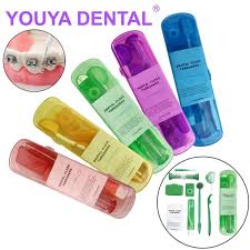 8pcs/set Portable Orthodontic Hygiene Kit