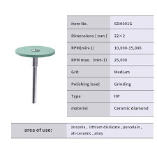 Dental Lab Zirconia, Porcelain ,ithium disilicate Polishing Head Ceramic Diamond