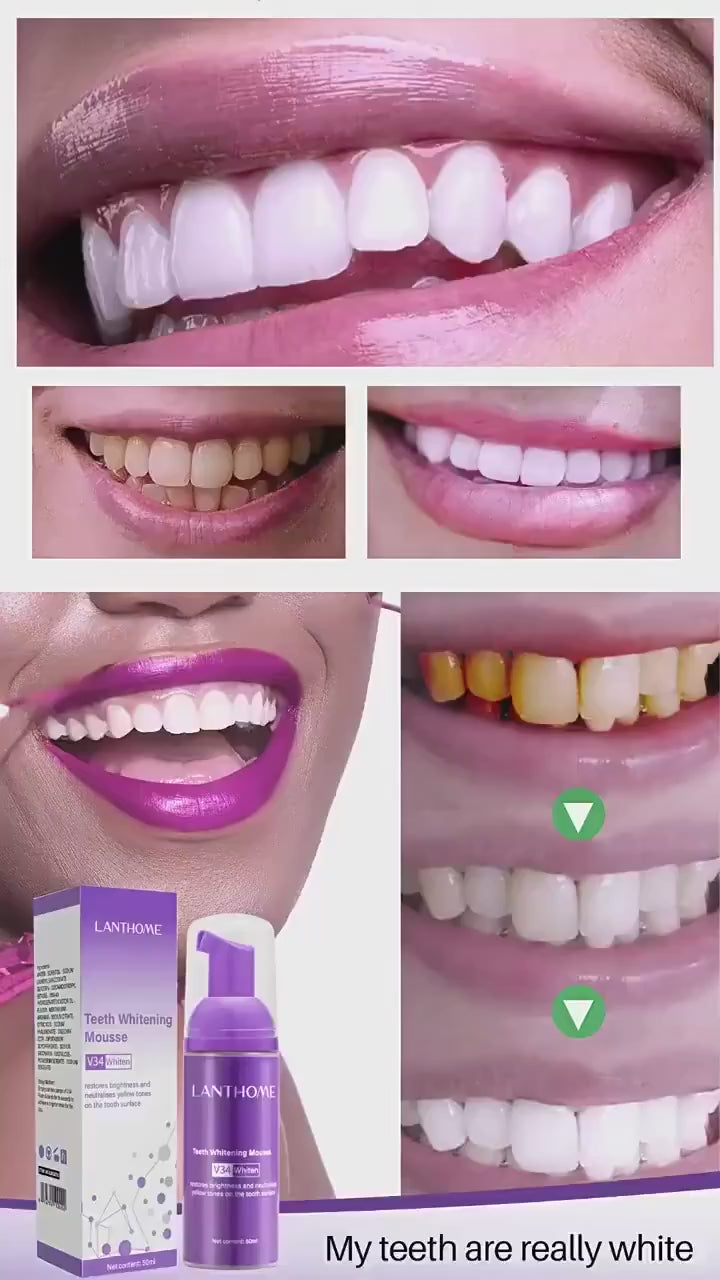 50ML V34 Purple  Whitening Foam