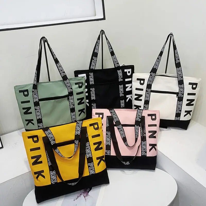 Pink Casual Chic Totes